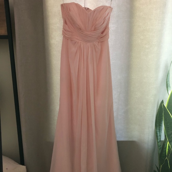 David's Bridal | Dresses | Petal Pink Davids Bridal Dress | Poshmark